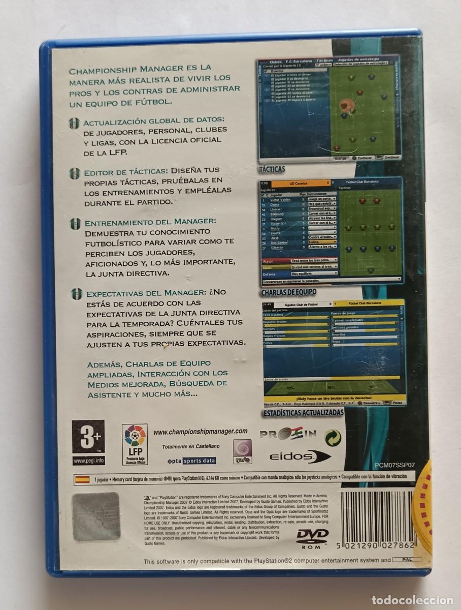 Videojuegos y consolas: PS2-Championship manager 2007-en espa&ntilde;&oacute;l. - Foto 2