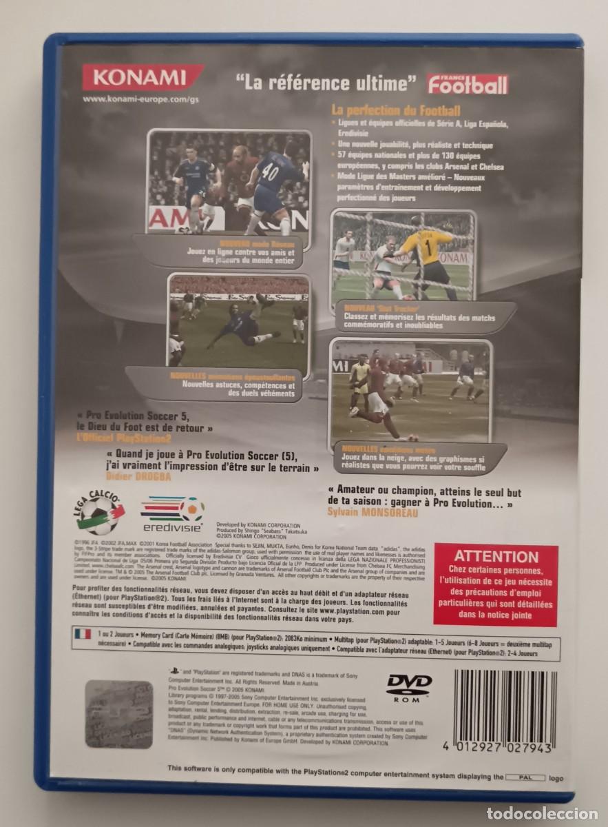 Videojuegos y consolas: PS2-Pro Evolution Soccer 5-en franc&eacute;s. - Foto 2