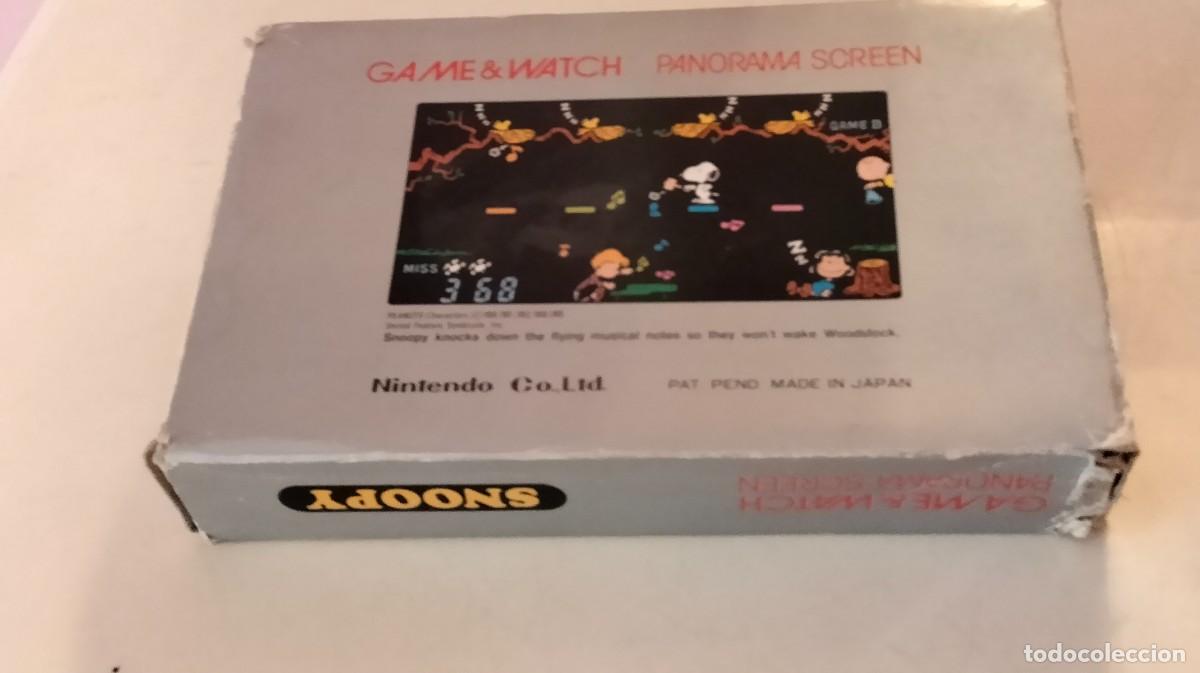 Videojuegos y consolas: Caja Game & Watch, Snoopy Panorama Screen - Foto 7