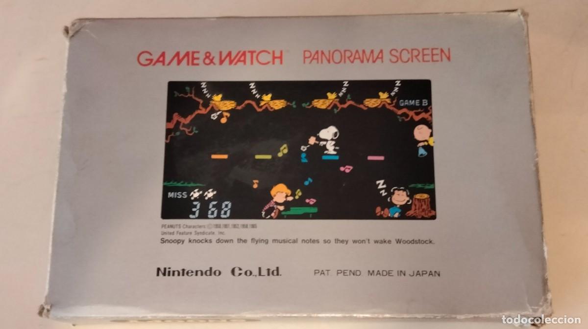 Videojuegos y consolas: Caja Game & Watch, Snoopy Panorama Screen - Foto 8
