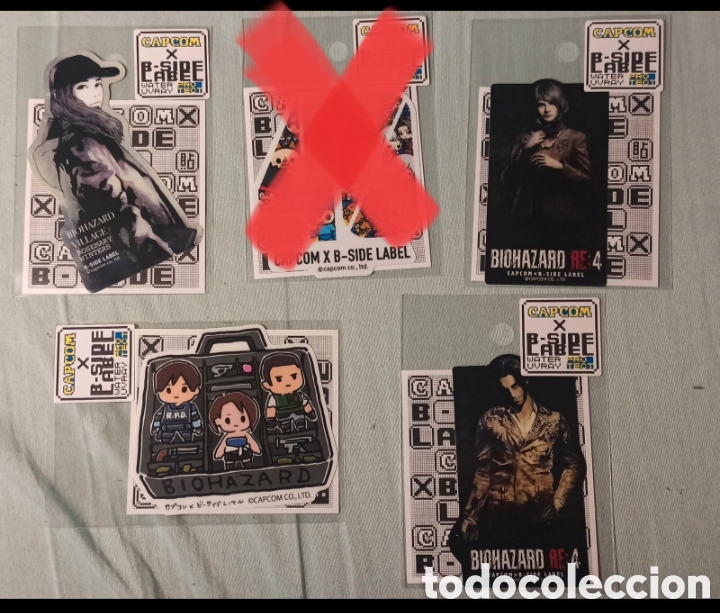 Videogiochi e Consoli: Resident evil biohazard capcom b-side label pegatinas LEER DESCRIPCI&Oacute;N!