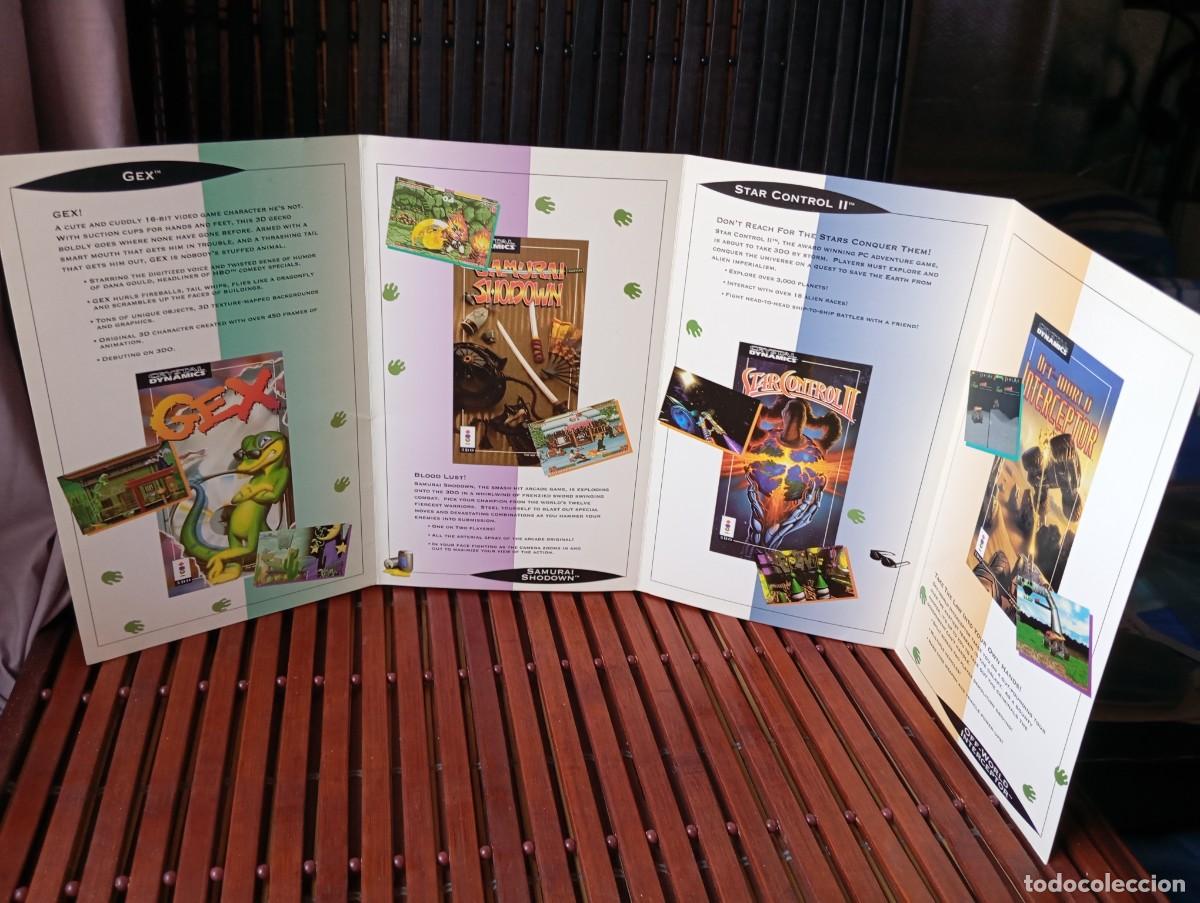 Videojogos e Consolas: Cat&aacute;logo de videojuegos 3DO Crystal Dinamics 1994