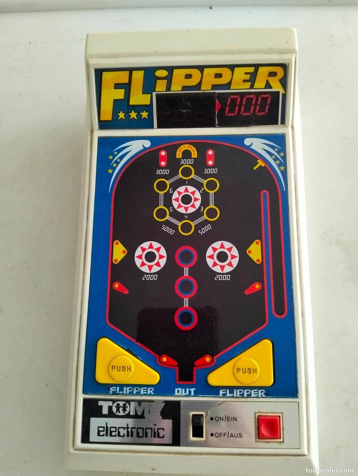 Videojuegos y Consolas: JUEGO ELCTRONICO, TOMY ELECTRONIC FLIPPER PINBALL, A&Ntilde;O 1979, MADE IN JAPAN