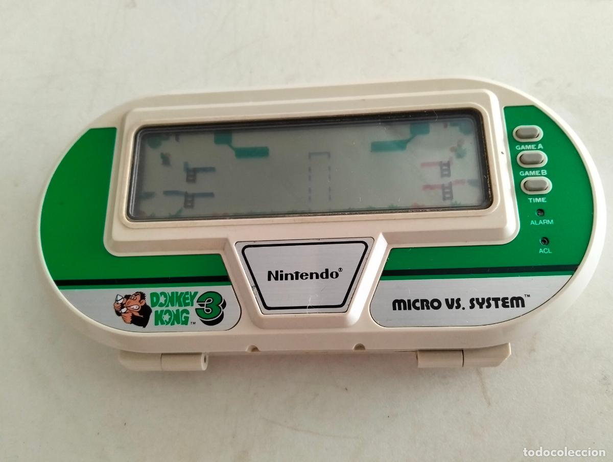 Videojuegos y Consolas: JUEGO ELCTRONICO, DONKEY KONG 3, MICRO VS. SYSTEN, NINTENDO 1984, MADE IN JAPAN