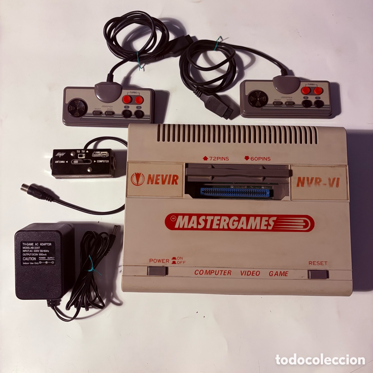 Videojuegos y Consolas: Consola Nevir NVR-VI Mastergames doble sistema a&ntilde;os 80