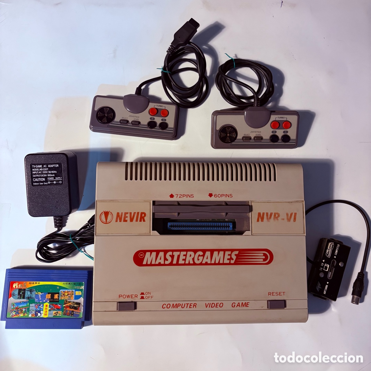 Videojuegos y Consolas: Consola Nevir NVR-VI Mastergames doble sistema a&ntilde;os 80