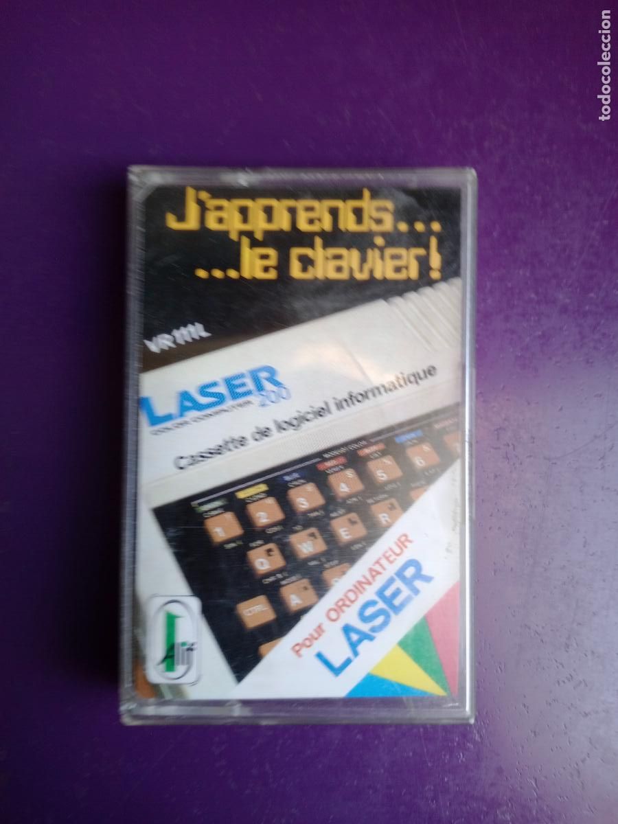 Videojuegos y Consolas: PROFESOR LASER 200 - VIDEOJUEGO VINTAGE 16K - CASETE SIN USO - COMO MANEJAR EL TECLADO EN FRANCES