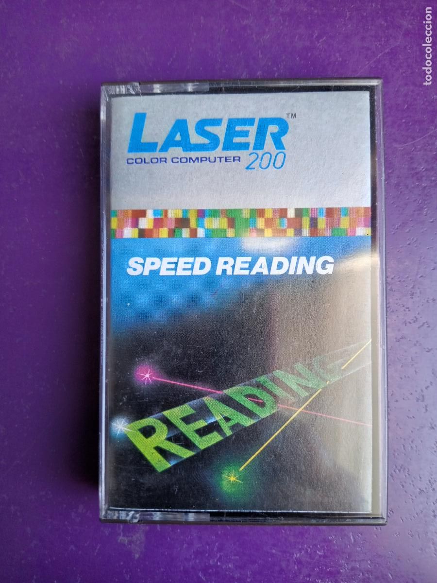 Videojuegos y Consolas: PROFESOR LASER 200 - VIDEOJUEGO VINTAGE 16K - CASETE SIN USO - SPEED READING - EN INGLES