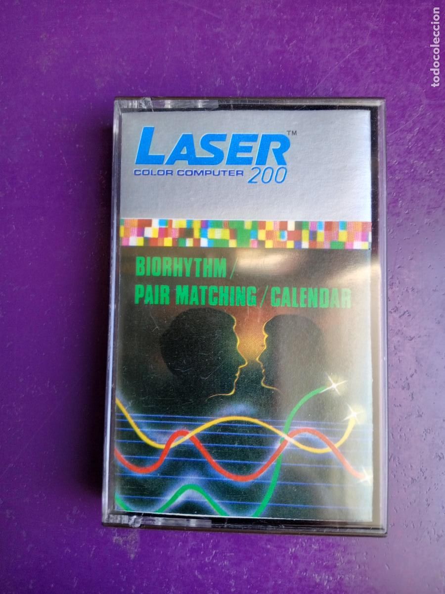 Videojuegos y Consolas: LASER 200 - VIDEOJUEGO VINTAGE 16K - CASETE SIN USO - EN INGLES - BIORHYTHM, PAIR MATCHING, CALENDAR
