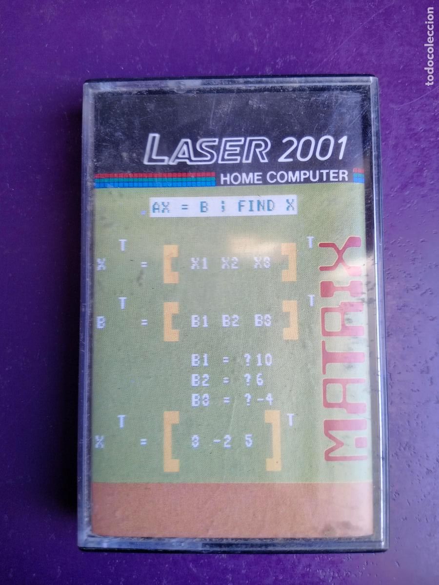 Videojuegos y Consolas: LASER 2001 HOME COMPUTER VTECH VIDEO TECHNOLOGY 1983 - MATRIX - DIRIA Q SIN ESTRENAR - VIDEOJUEGO
