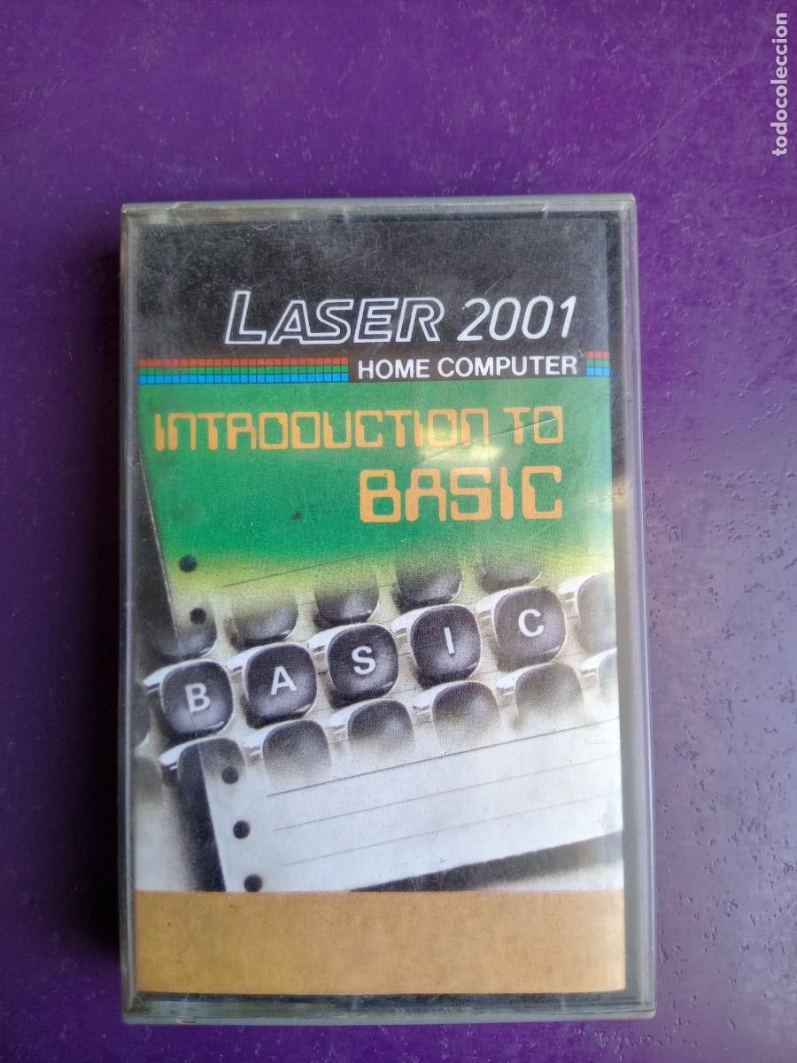 Videojuegos y Consolas: LASER 2001 HOME COMPUTER VTECH VIDEO TECHNOLOGY 1983 - VIDEOJUEGO - INTRODUCTION TO BASIC