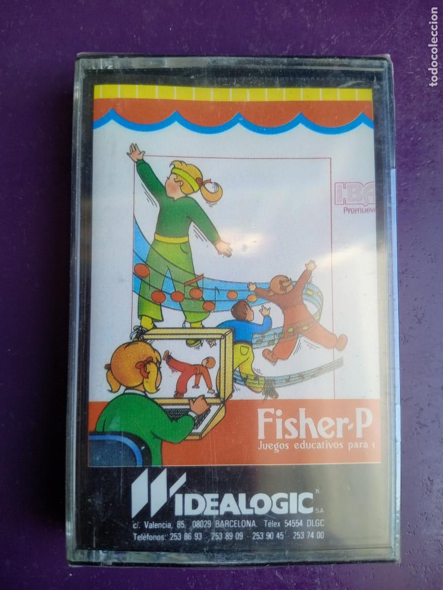 Videojuegos y Consolas: FISHER P - JUEGOS EDUCATIVOS -BAILEMOS - IDEALOGIC - VIDEOJUEGO VINTAGE - PRECINTADO