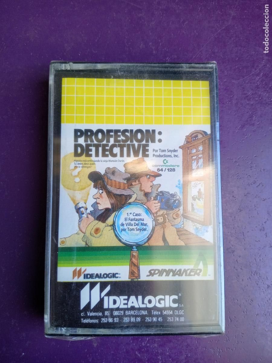 Videojuegos y Consolas: PROFESION DETECTIVE - IDEALOGIC - SPINNAKER - VIDEOJUEGO VINTAGE - PRECINTADO