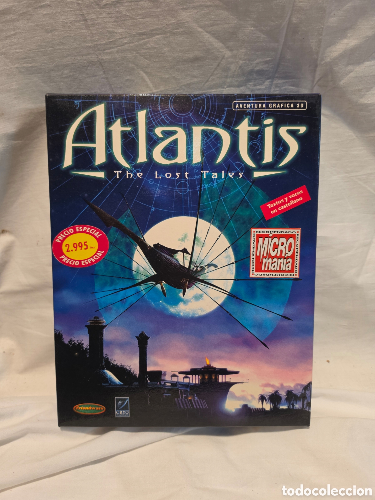 Videojuegos y Consolas: ATLANTIS. THE LOST TALES. AVENTURA GRAFICA 3D. A&Ntilde;OS 90. VERSION CASTELLANA.