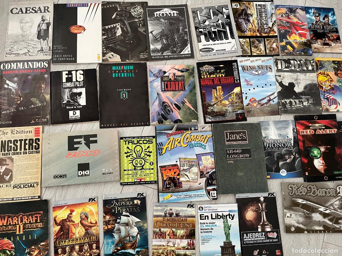 Videojuegos y Consolas: ESPECTACULAR LOTE DE INSTRUCCIONES Y POSTERS DE JUEGOS ANTIGUOS DE ORDENADOR - LA MAYOR&Iacute;A SINULADOR