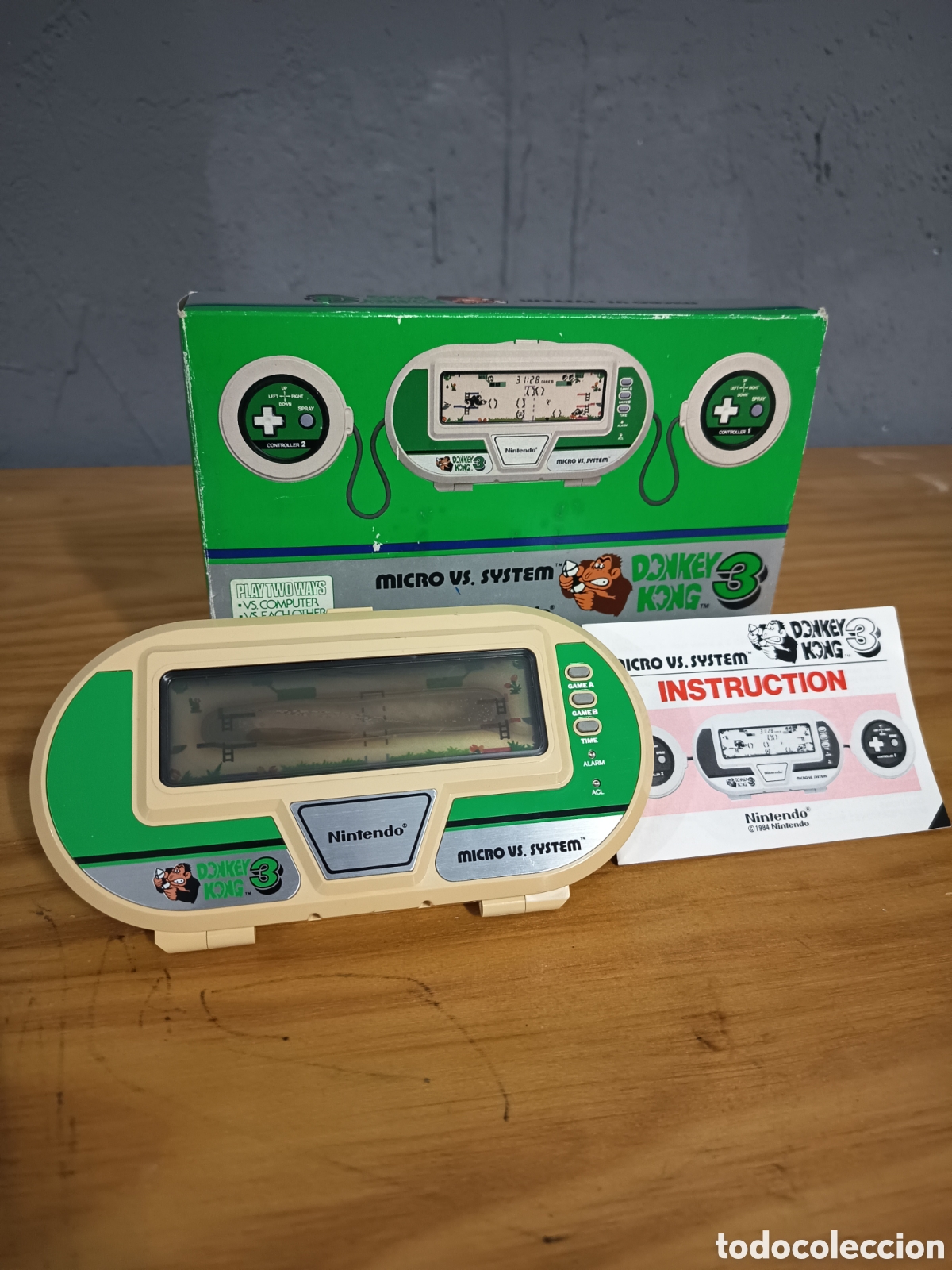 Videojuegos y Consolas: NINTENDO DONKEY KONG 3 MICRO VS SISTEM 1984 EN SU CAJA Y MANUALES ORIGINALES