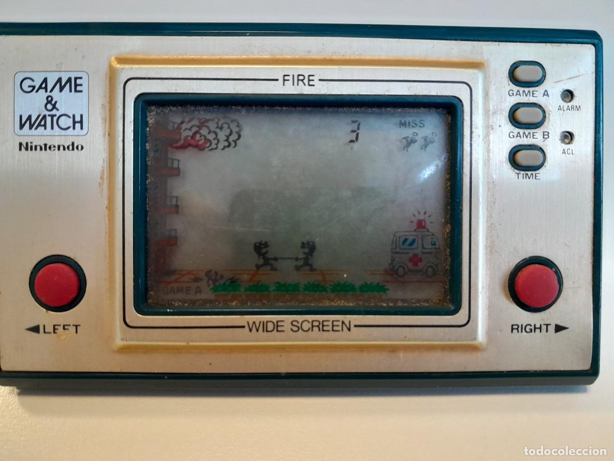 Videojuegos y Consolas: Videojuego consola Nintendo &rdquo;Game & Switch&rdquo;, a&ntilde;os 80: edificio en llamas.