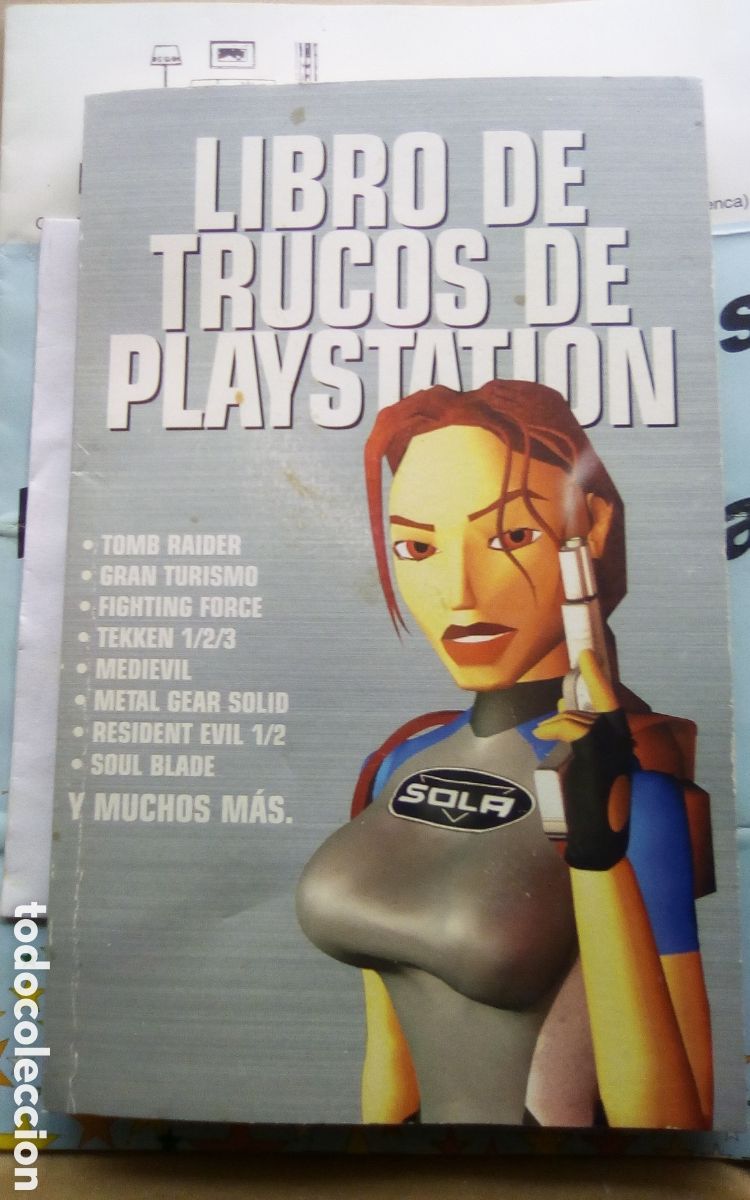 Videojuegos y Consolas: Libro de trucos PlayStation. A&ntilde;o 1998. Con 70 p&aacute;ginas. Mide 11x18 cm.
