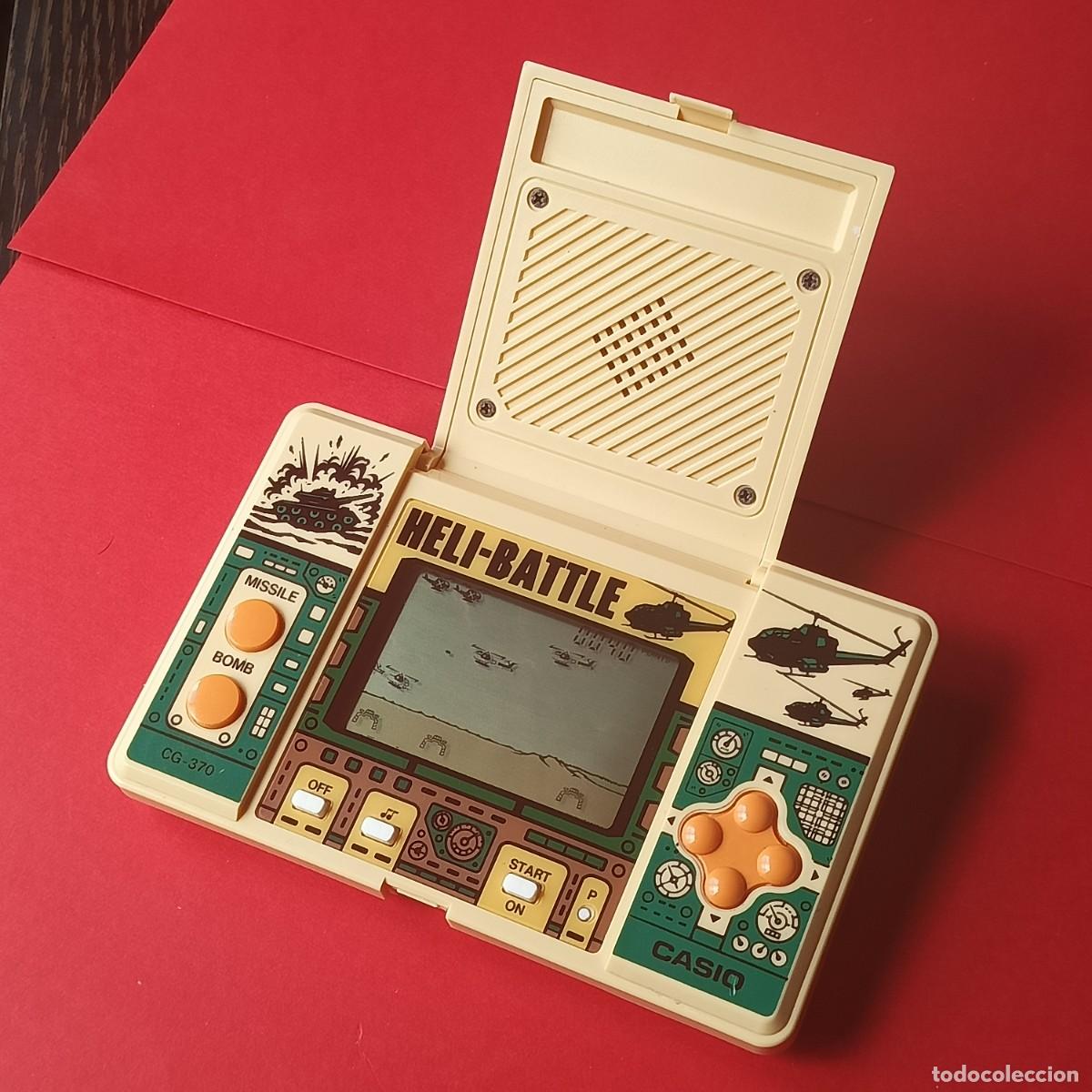 Videojuegos y Consolas: CASIO GAME & WATCH CG-370 HELI BATTLE NEAR MINT CONDITION FULL WORKING ORDER!