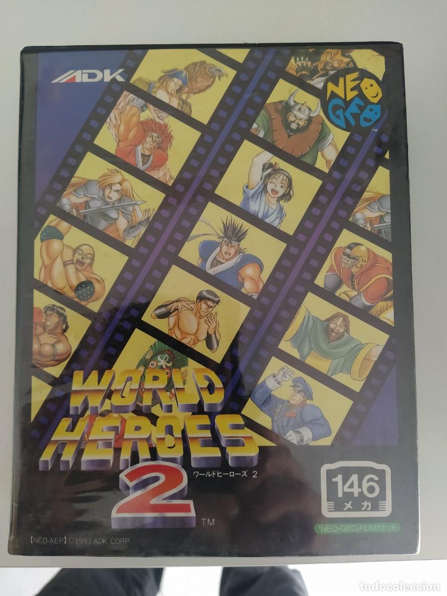 Videojuegos y Consolas: WORLD HEROES 2 NEO GEO AES NEOGEO COMPLETO JAPONES , TOTALMENTE ORIGINAL