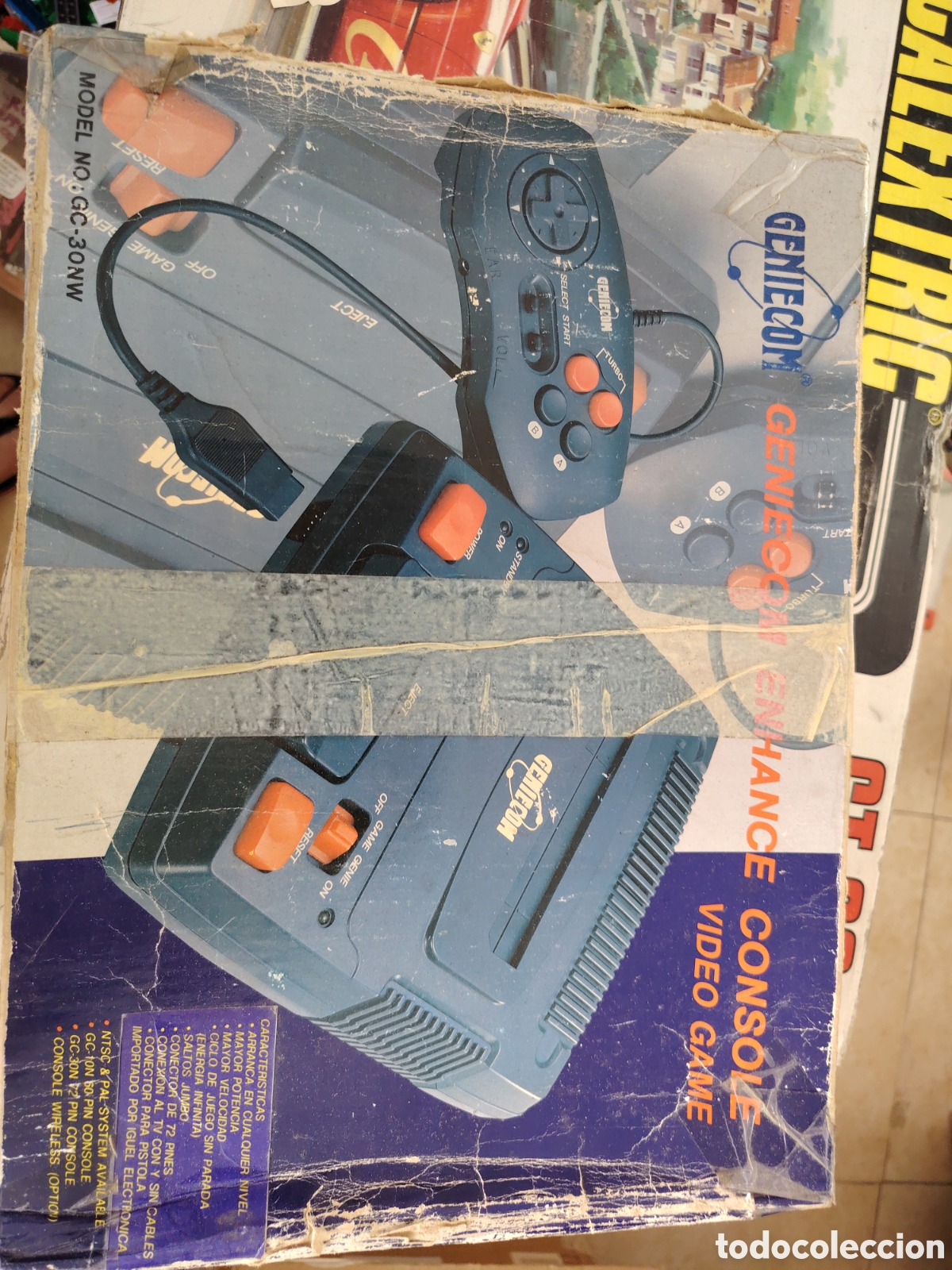Videojuegos y Consolas: Consola geniecon clon adaptable cartuchos nes