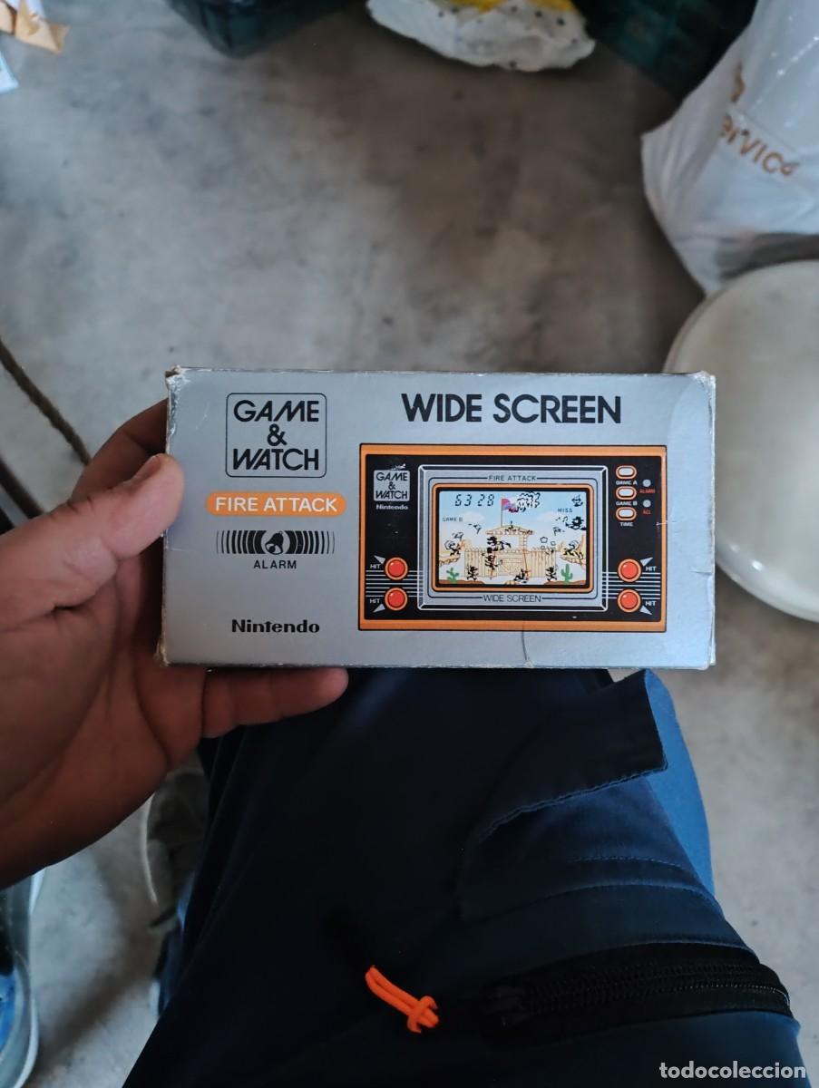 Videojuegos y Consolas: GAME WATCH FIRE ATTACK NINTENDO WIDE SCREEN ID-29