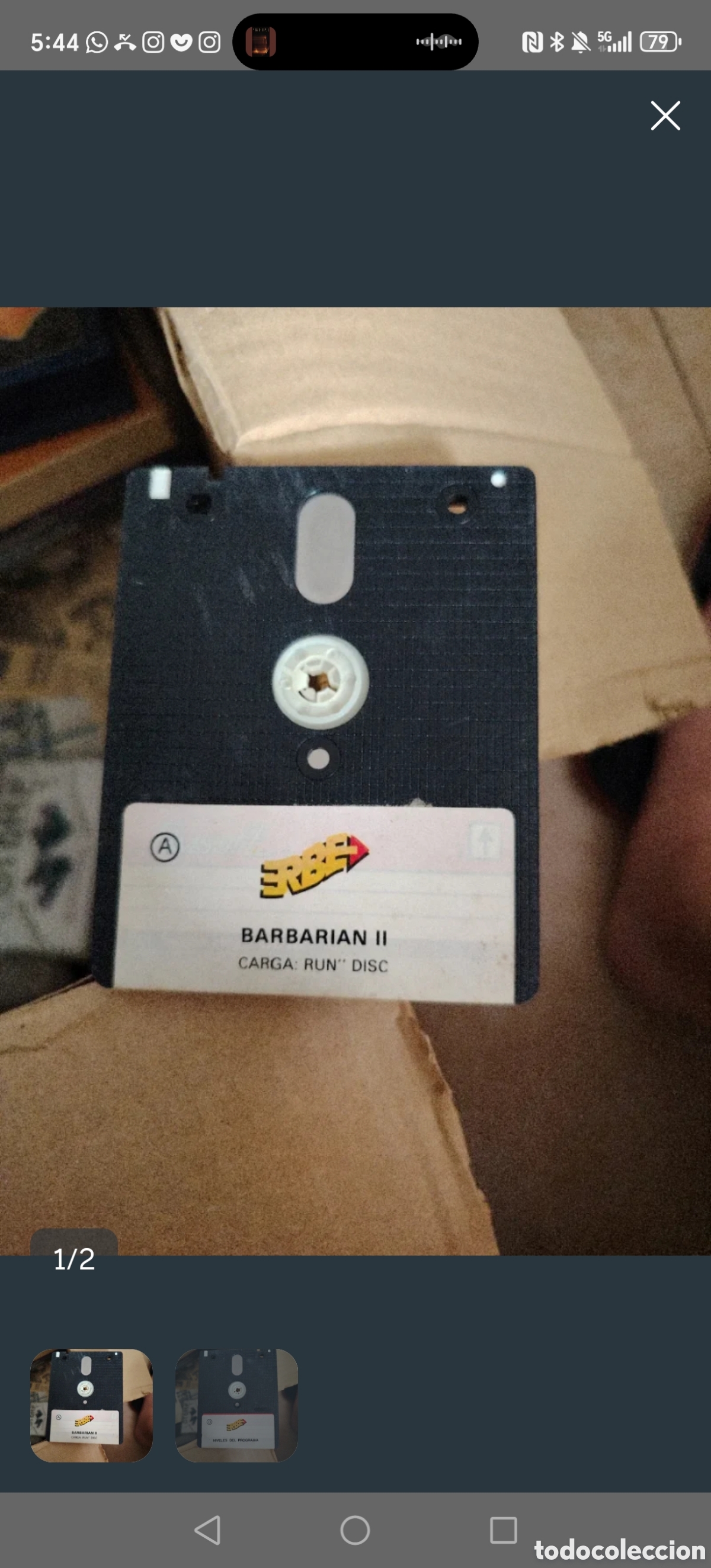 Videojuegos y Consolas: Barbarian 2 disco erbe