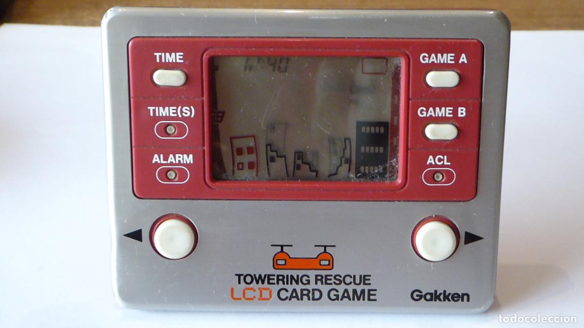 Videojuegos y Consolas: Gakken Towering Rescue Lcd Card Game