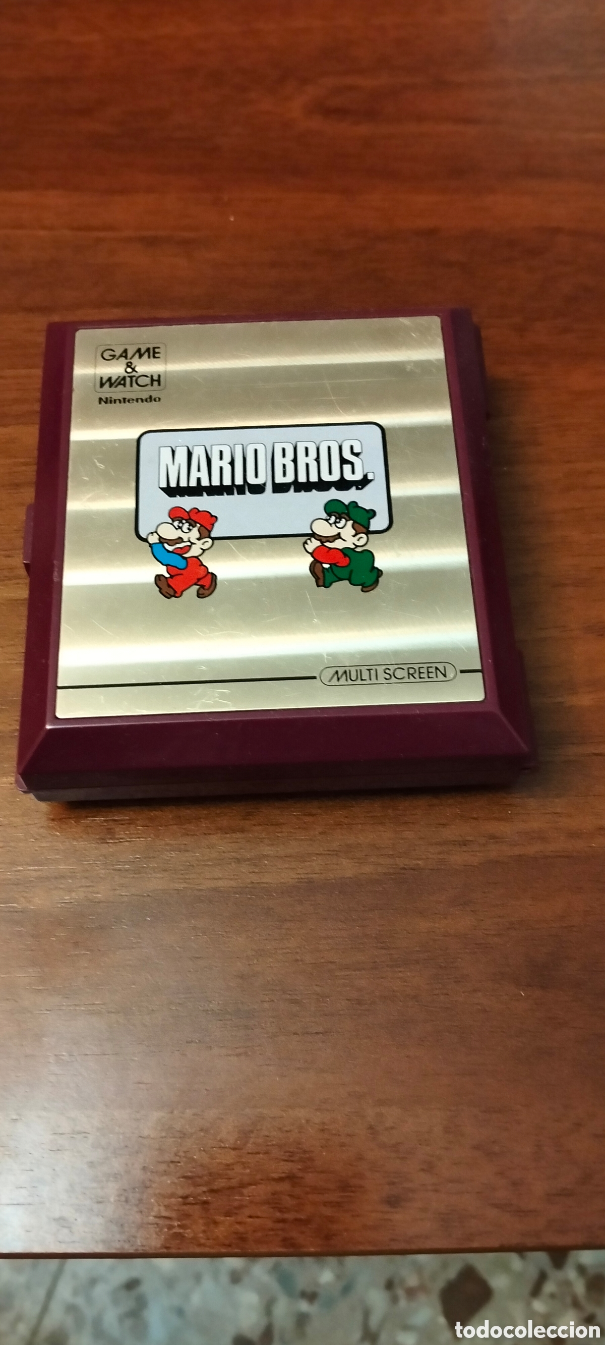 Videojogos e Consolas: ANTIGUA MAQUINITA DE NINTENDO GAME WATCH MARIO BROSS A&Ntilde;O 1982.