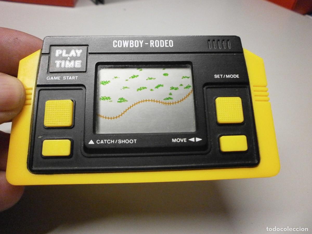 Videojuegos y Consolas: maquinita play 6 time cowboy rodeo tipo game & watch funciona perfectamente
