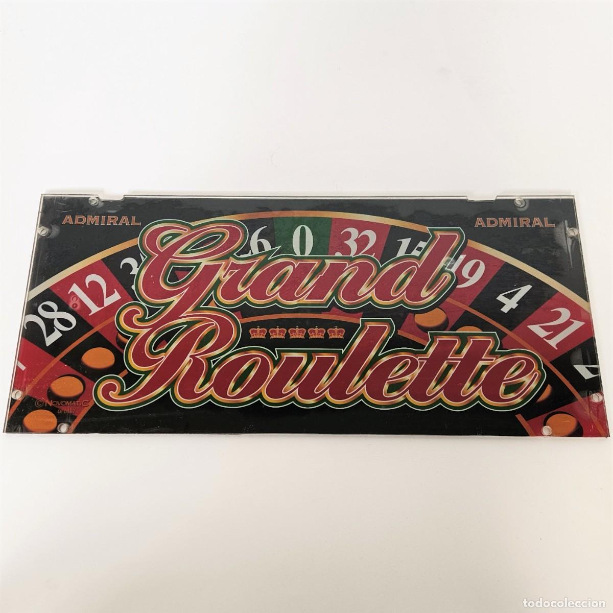 Videojuegos y Consolas: Expositor de acr&iacute;lico para maquina de jugar de videojuegos &rdquo;Grand Roulette&rdquo; de Novomatic. 1980 -1985