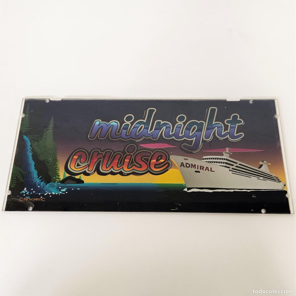 Videojuegos y Consolas: Expositor de acr&iacute;lico para maquina de jugar de videojuegos &rdquo;Midnight Cruise&rdquo; de Novomatic.1980 -1985