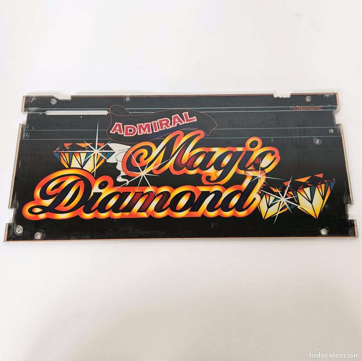 Videojuegos y Consolas: Expositor de acr&iacute;lico para maquina de jugar de videojuegos &rdquo;Magic Diamond&rdquo; de Novomatic. 1980 -1985
