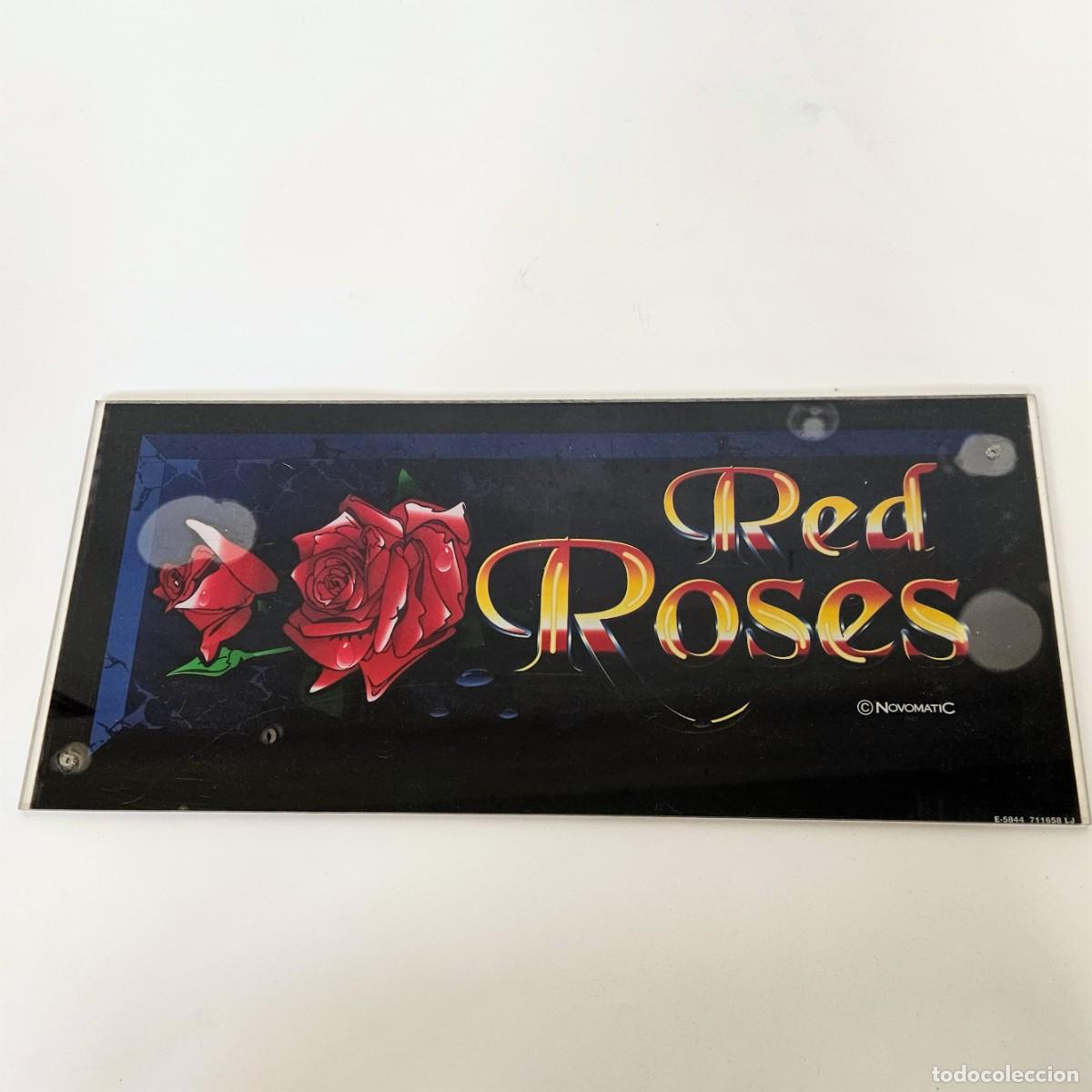 Videogiochi e Consoli: Expositor de acr&iacute;lico para maquina de jugar de videojuegos &rdquo;Red Roses&rdquo; de Novomatic. 1980 -1985