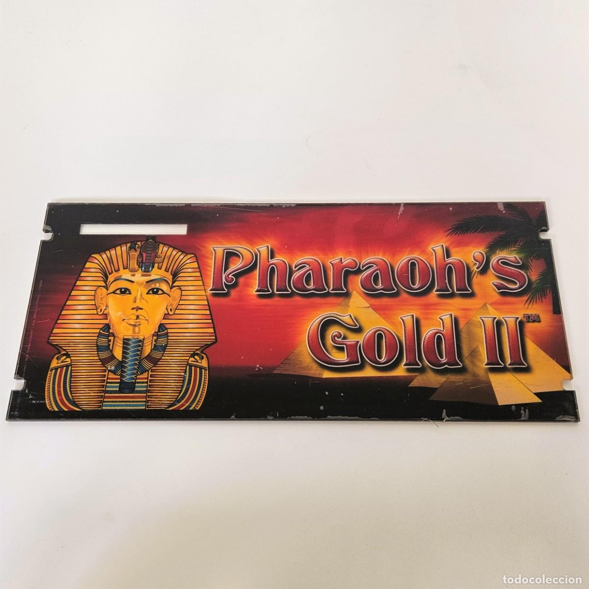Videojuegos y Consolas: Expositor de acr&iacute;lico para maquina de jugar de videojuegos &rdquo;Pharaos Gold II&rdquo; de Novomatic.1980 -1985