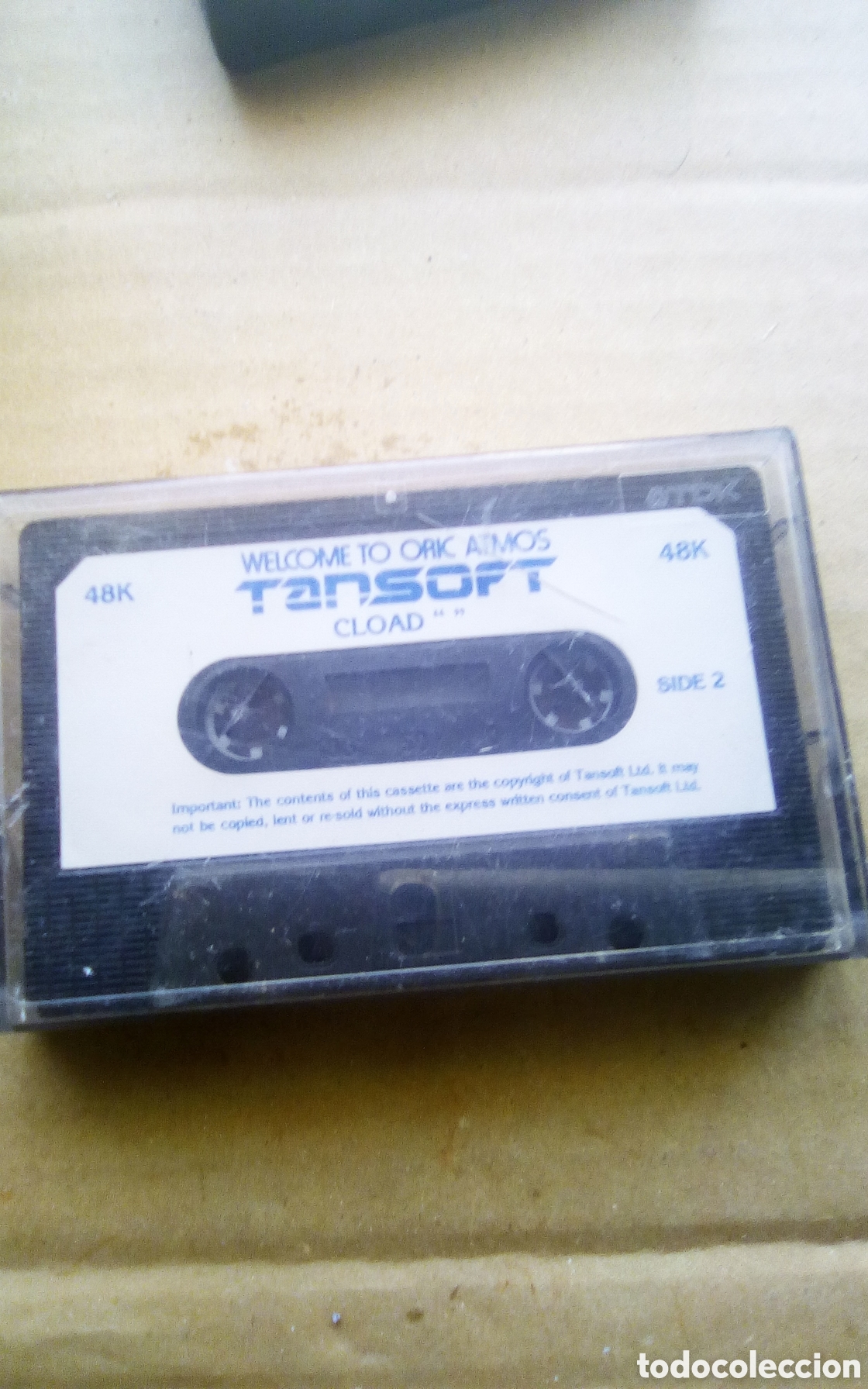 Videojuegos y Consolas: Casete para ordenador. Welcome to Oric Atmos. Tansoft. 48 k. Cload &rdquo; &rdquo; (, S).