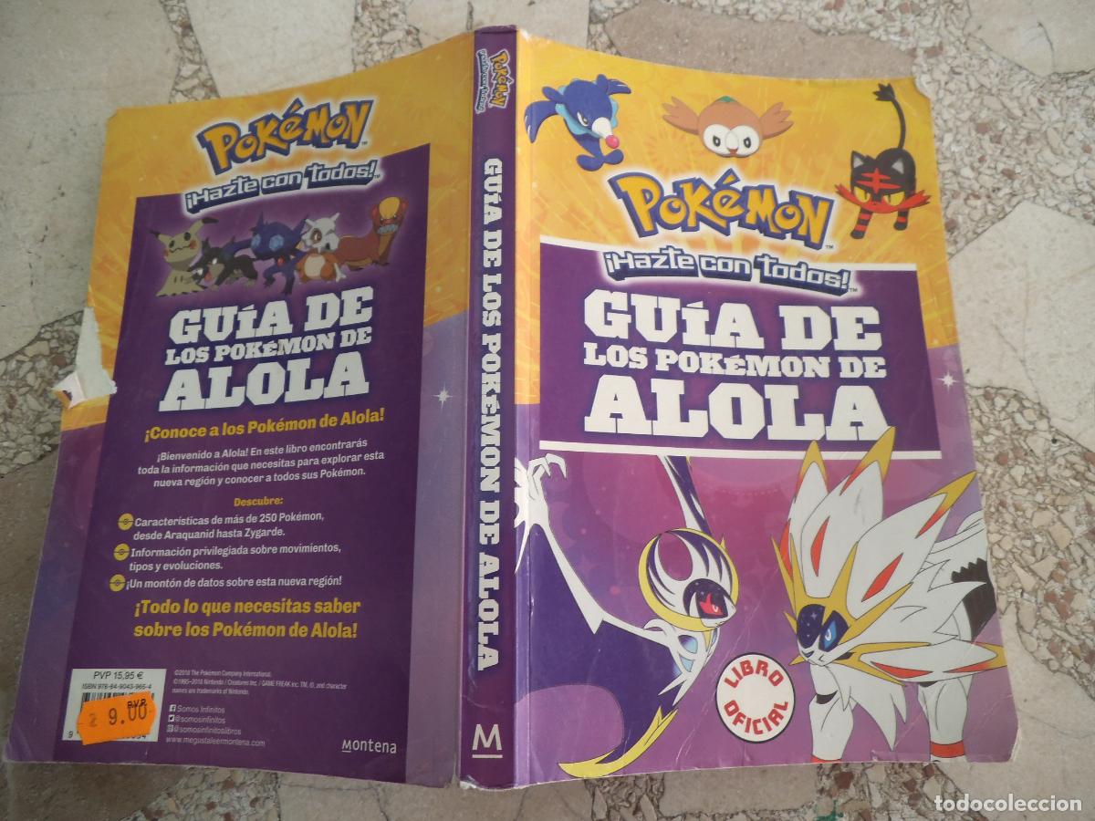 Videojuegos y Consolas: guia de los pokemon de alola, hazte con todos, libro oficial, mas de 300 pokemon, color