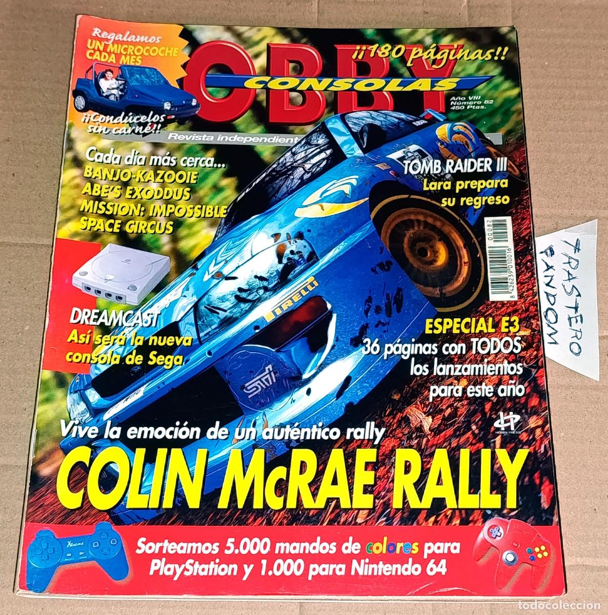 Videojuegos y Consolas: REVISTA Hobby Consolas 82 JULIO 1998 COLIN MCRAE RALLY