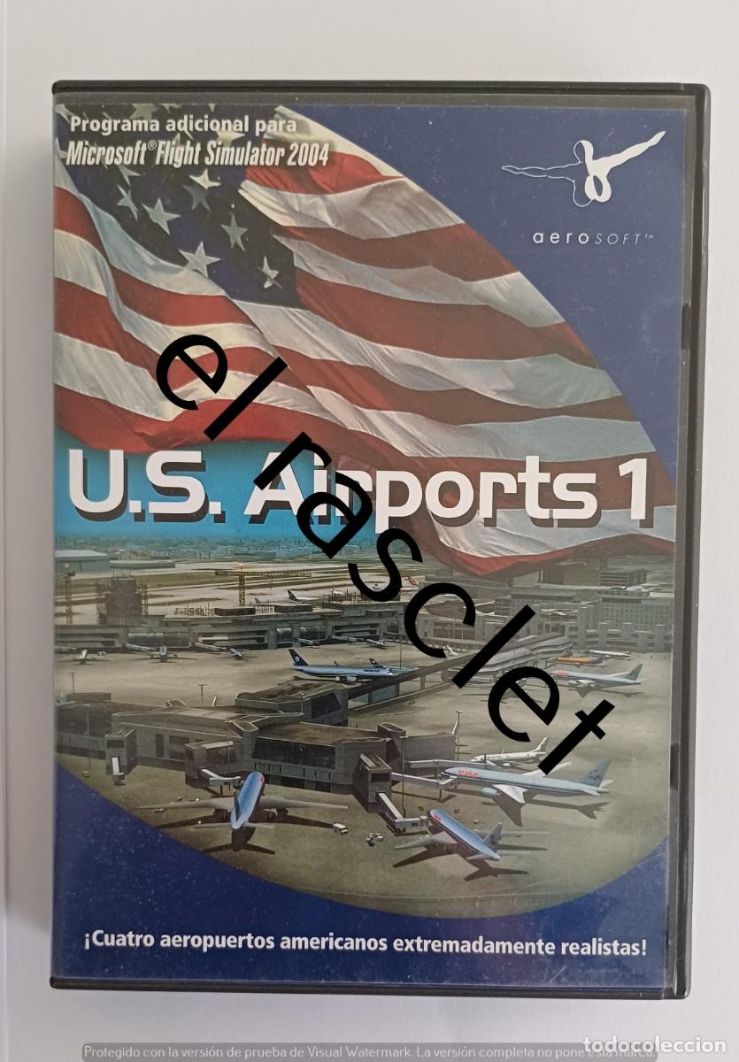 Videojuegos y Consolas: CAJA VACIA - U.S.AIRPORTS 1 -CONTIENE MANUAL + DISCO 1