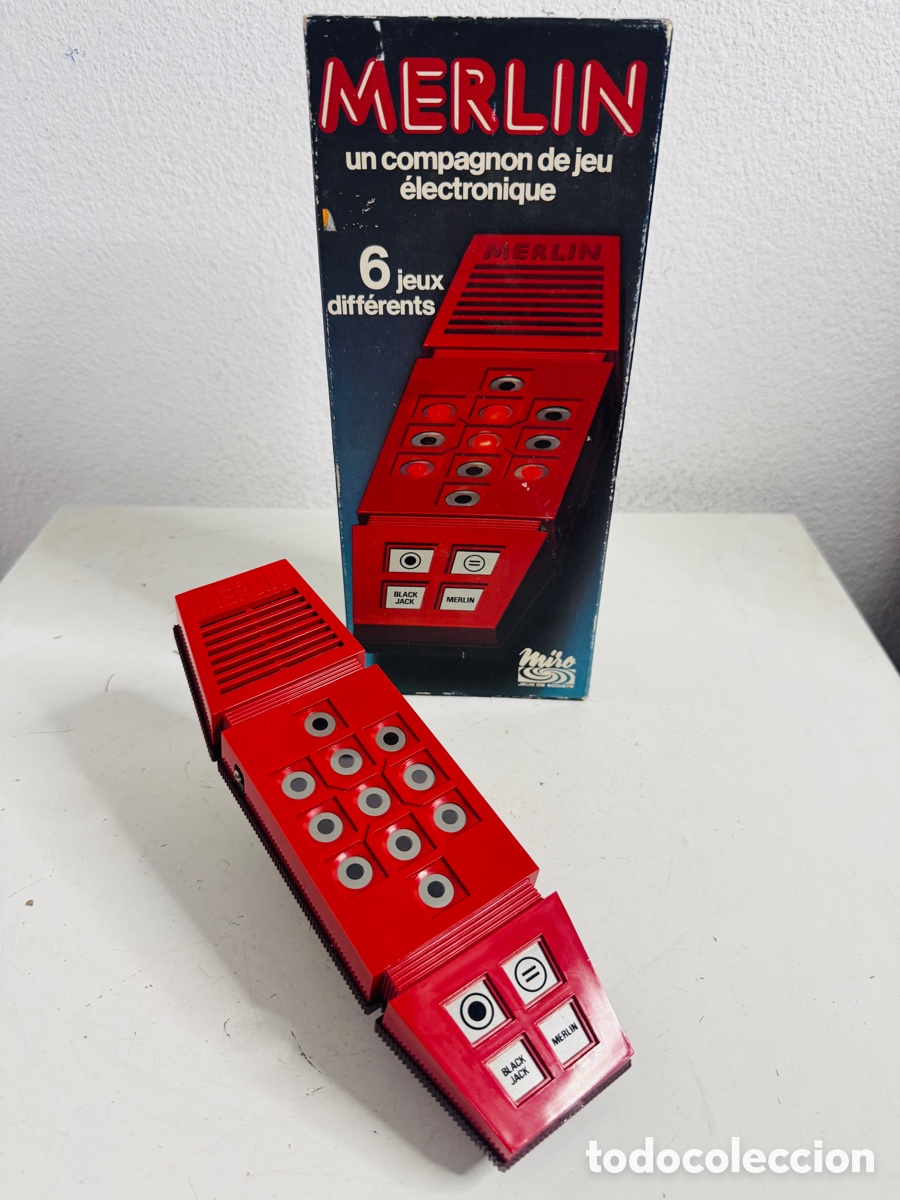 Videojuegos y Consolas: Merlin Electronic Wizzard 1979 Juego Electr&oacute;nico Space Age