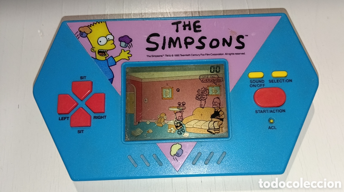 Videojuegos y Consolas: MAQUINITA TIPO GAME & WATCH SIMPSONS ACCLAIM 1989 FUNCIONA