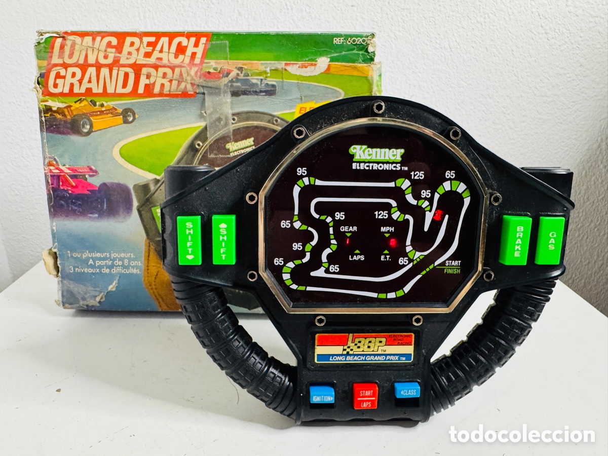 Videojuegos y Consolas: Long Beach Grand Prix de 1981, fabricado por Kenner Electronics