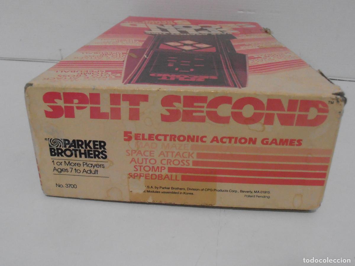 Videojuegos y consolas: MAQUINA SPLIT SECOND, 5 ELECTRONICS ACTION GAMES, PARKER BROTHERS, - Foto 7