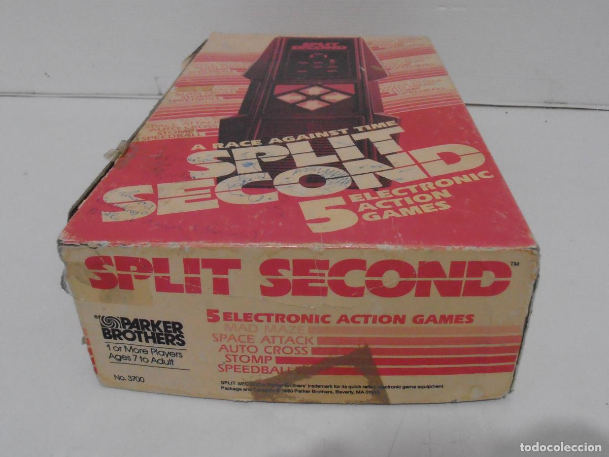 Videojuegos y consolas: MAQUINA SPLIT SECOND, 5 ELECTRONICS ACTION GAMES, PARKER BROTHERS, - Foto 9