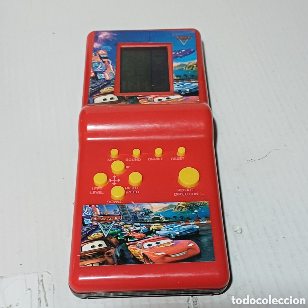 Videojuegos y Consolas: Maquinita m&aacute;quina consola game & watch LCD a&ntilde;os 90 t&eacute;tris 9999 in 1 Disney pixar cars