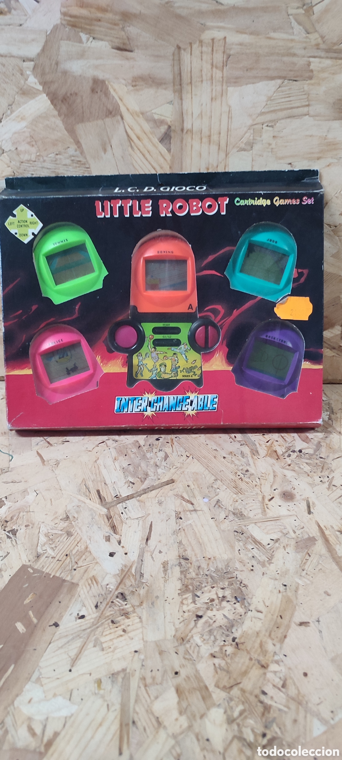 Videojuegos y Consolas: Consola L.C.D Gioco intercambiable vintage. No probada, en su caja.