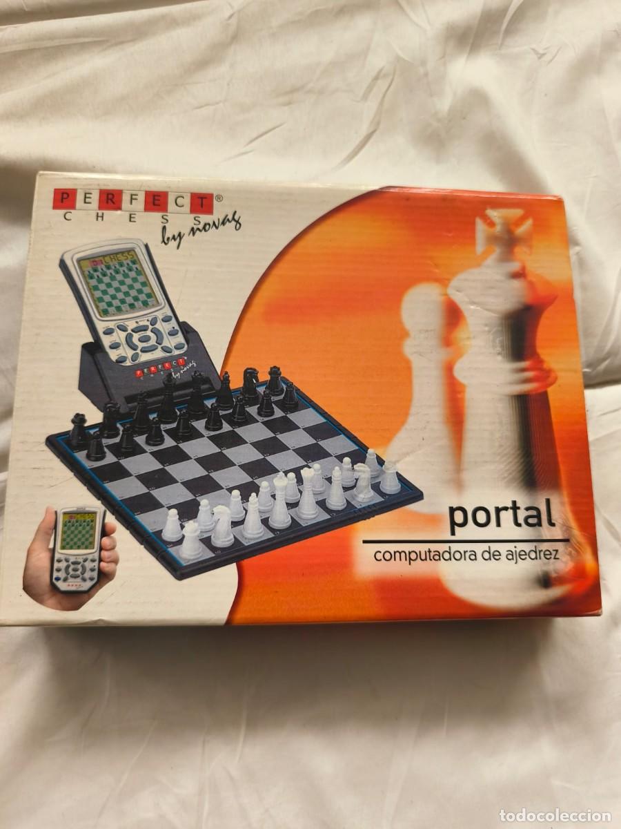 Videospiele und Konsolen: Portal Perfect Chess . Computadora de ajedrez electr&oacute;nica . ⁠Novag . A&ntilde;o 2003 . Caja original