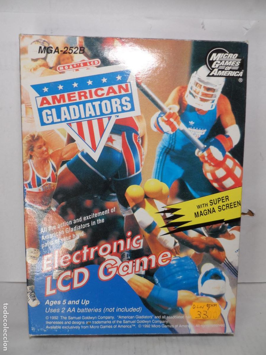 Videojuegos y consolas: CONSOLA LCD AMERICAN GLADIATORS MICRO GAMES OF AMERICA 1992 NUEVO