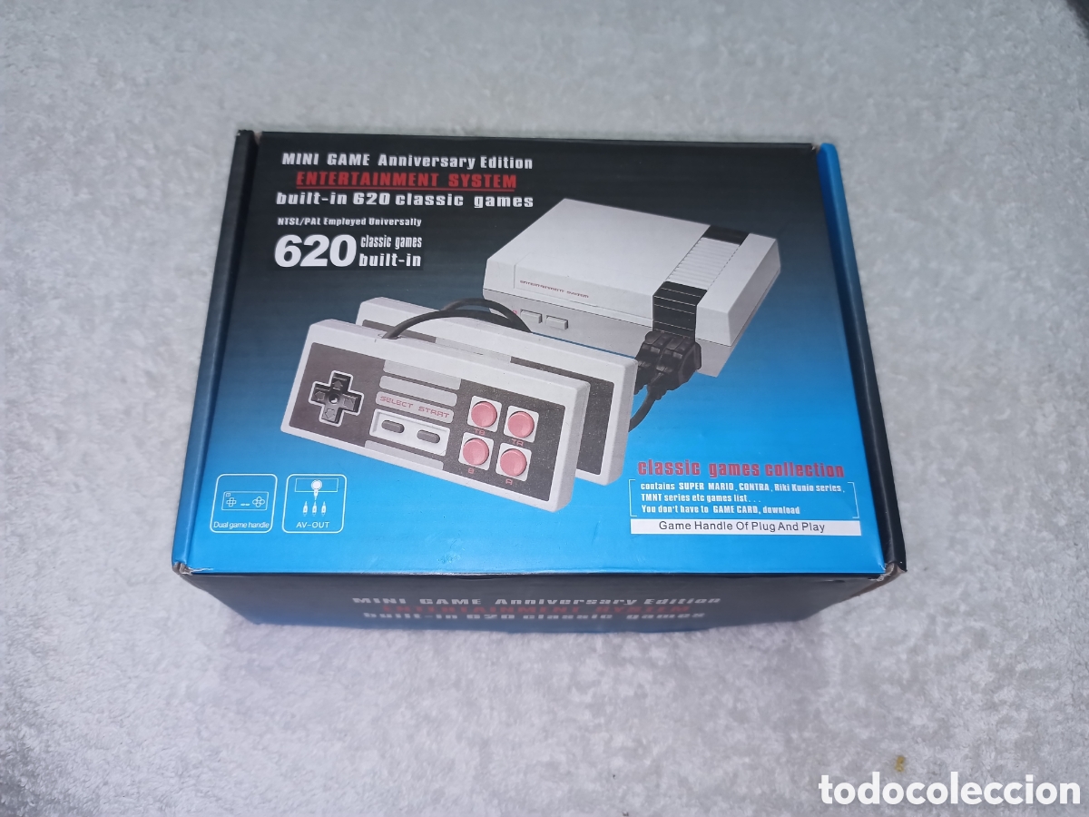 Videojogos e Consolas: Consola inspirada en la Nintendo Mini Game Anniversary Edition Entertaiment System 620 classic game