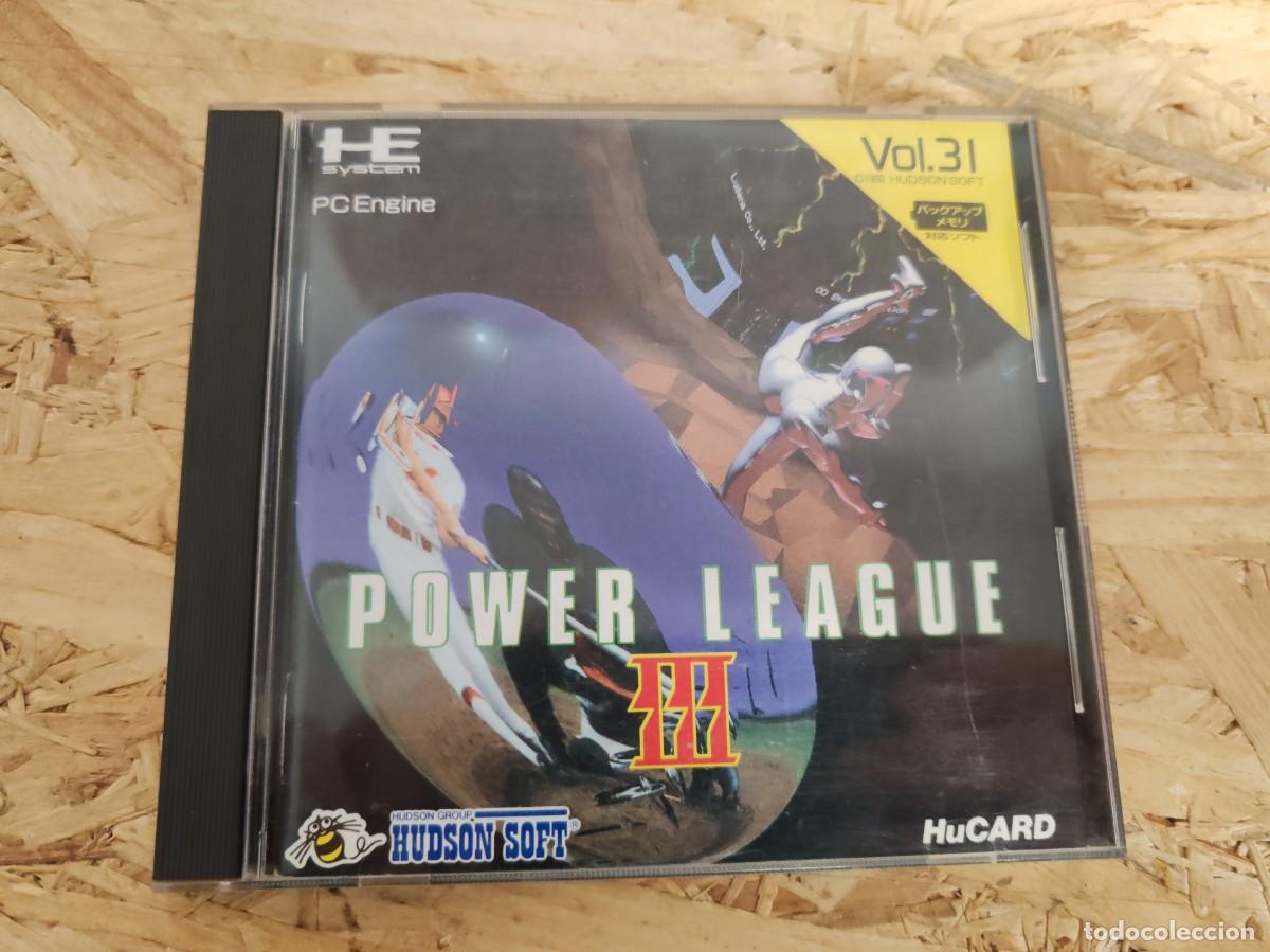 Videojuegos y consolas: Power League III PC Engine Jap&oacute;n - Foto 1